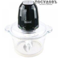WillMark WMC-7088 измельчитель электрический 500 Вт, чаша стеклянная 2000 мл, одна пара ножей, черный