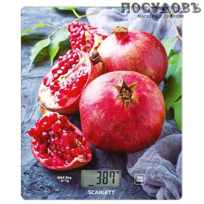 Scarlett Сочный гранат SC-KS57P30 весы кухонные-платформа, до 8,0 кг