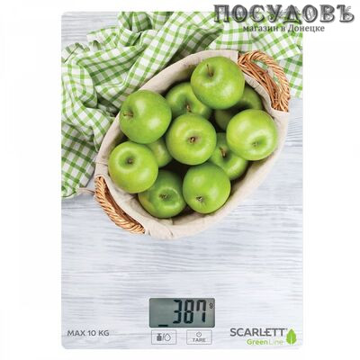 Scarlett Green Line SC-KS57P92 весы кухонные-платформа, до 10,0 кг
