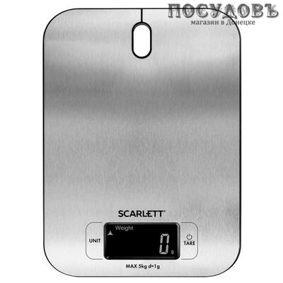 Scarlett Сталь SC-KS57P99 весы кухонные-платформа, до 5,0 кг
