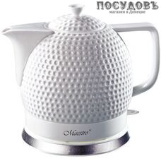 Maestro MR-067 электрочайник, 1200 Вт, 1 500 мл, керамика, цвет белый, гарантия 1 год