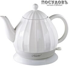 Maestro MR-070 электрочайник, 1200 Вт, 1 200 мл, керамика, цвет белый, гарантия 1 год