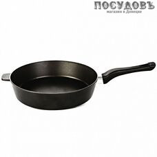 Алита Хозяюшка 18701 сковорода Ø220×55 мм, алюминий литой, антипригарное покрытие Ладофлон