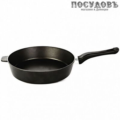 Алита Хозяюшка 18701 сковорода Ø220×55 мм, алюминий литой, антипригарное покрытие Ладофлон