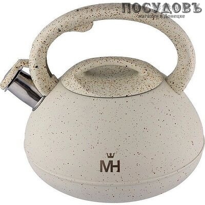 MercuryHaus MC-7969 чайник со свистком, 3,0 л, сталь нержавеющая