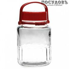 Pasabahce Harvest 80005SLB банка для хранения с крышкой, Ø110.5×234 мм, 3000 мл, стекло, Россия 2 пр.