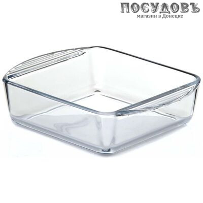Borcam 59854SLB форма для выпечки, стекло жаропрочное, 210×164 мм