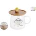 Коралл Eco Lovely KR664 кружка с крышкой, 310 мл, стекло, в упаковке Коралл Eco Lovely KR664 кружка с крышкой, 310 мл, стекло, в упаковке