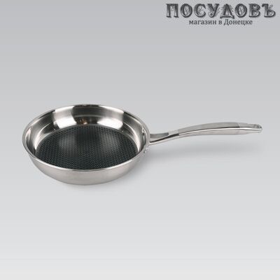 Maestro Non-stick Coating MR-1224-24 сковорода профессиональная Ø240×55 мм, сталь нержавеющая, антипригарное покрытие