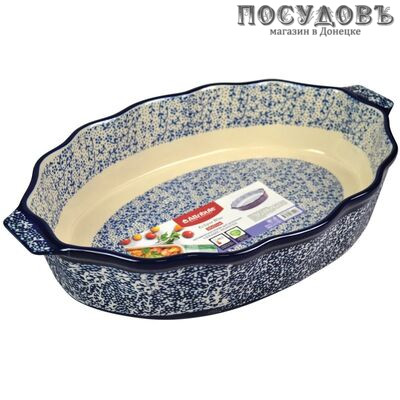 Attribute Eclipse blue ABK105-SRT-B форма для запекания, керамика, 340×210×70 мм
