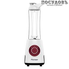 Pioneer SB140 блендер стационарный 350 Вт, 600 мл, белый с красным