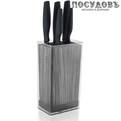 Aurora AU861 ножи в наборе (5 ножей; подставка), сталь нержавеющая, 6 пр.