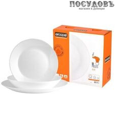 Luminarc Zelie L4122 набор посуды, стеклокерамика, Франция, в упаковке 18 пр.