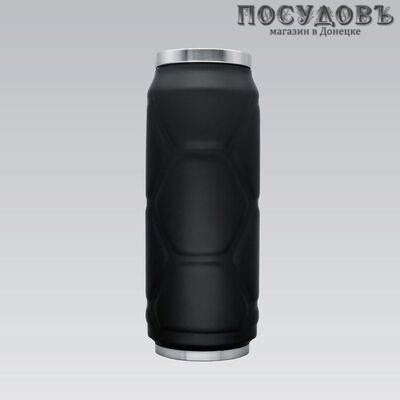 Maestro Black MR-1647-50 термокружка, колба сталь нержавеющая 18/10 500 мл, черный