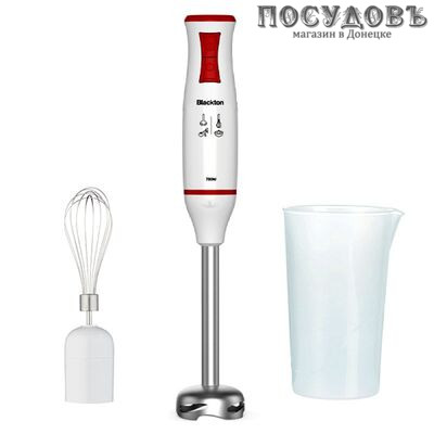 Blackton Bt HB721SS блендер с венчиком и стаканом, 700 Вт, цвет белый с красным