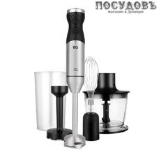BQ HB1030SS блендер многофункциональный, 1100 Вт, измельчитель 500 мл, цвет сталь-черный