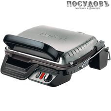 Tefal Health Grill Comfort GC306012 гриль электрический 300×220 мм, 2000 Вт, 1 вид сменных пластин, цвет металлик с черным