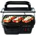 Tefal Health Grill Comfort GC306012 гриль электрический 300×220 мм, 2000 Вт, 1 вид сменных пластин, цвет металлик с черным
