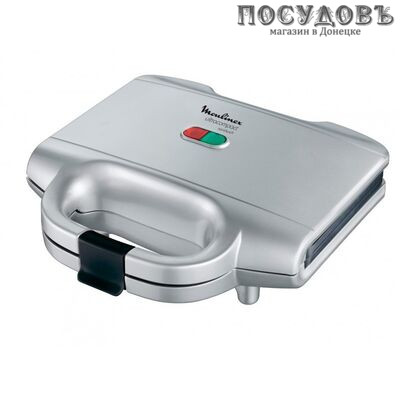 Moulinex Sm Utracompact SM154135 сэндвичница 230×130 мм, 700 Вт, цвет серебро