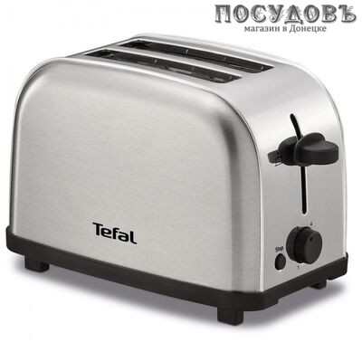 Tefal Ultra Mini TT-330D30 тостер на 2 шт, 700 Вт, цвет металлик