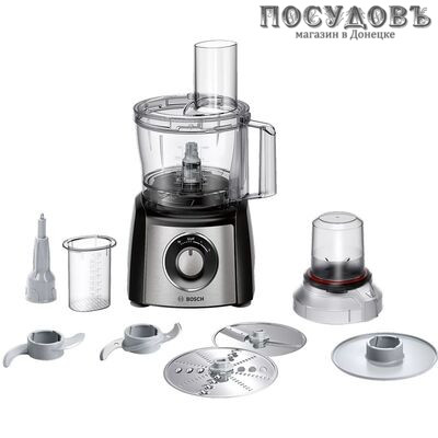 Bosch MCM3401M комбайн кухонный, 800 Вт, черный