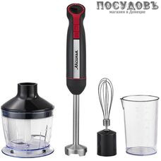 Аксинья КС-300В блендер многофункциональный 1000 Вт, 500 мл, цвет черный с красным