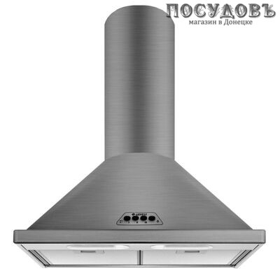 Gefest ВО 1602 К30 вытяжка кухонная каминная, сталь нержавеющая, ширина 600 мм