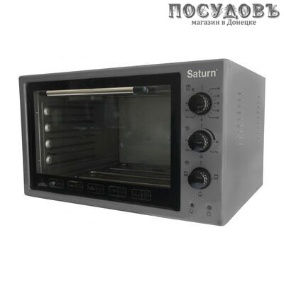 Saturn ST-EC3801 Gray электрическая печь отдельностоящая 1200 Вт 42 л, без гриля, без конфорок, серая