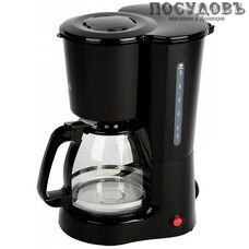 Delta DL-8142 кофеварка капельная, 1000 Вт, 1500 мл, цвет черный
