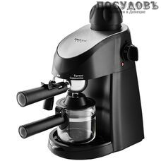 Delta Lux DL-8150K кофеварка рожковая, 800 Вт, 5 бар, 240 мл, цвет черный