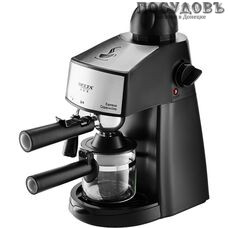Delta Lux DL-8151K кофеварка рожковая, 800 Вт, 5 бар, 240 мл, цвет черный