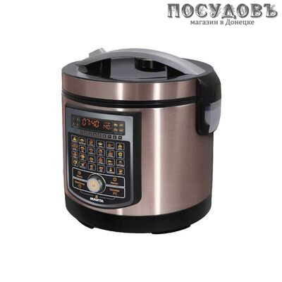 Marta MT-4316 мультиварка 860 Вт, программы 116, чаша антипригарное покрытие 5 л, цвет ночной циркон