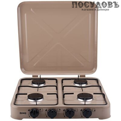 Яромир ЯР-3014 плита газовая отдельностоящая, 4-конфорочная, эмалированное покрытие, цвет бежевый