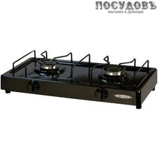 Мечта 200М плита газовая отдельностоящая, 2-конфорочная, стеклоэмалевое покрытие, цвет черный