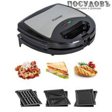 Pioneer SM302D мультипекарь 3 в 1, 850 Вт, цвет серебристый с черным