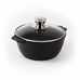 Мечта Гранит Black 42802 кастрюля с крышкой 2,0 л, алюминий литой, гранитное покрытие Greblon 4 слоя