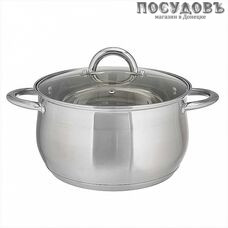 Webber Aurora BE-353/2 кастрюля с крышкой 1,9 л, Ø200 мм, сталь нержавеющая, многослойное дно