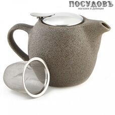 Rosario Ф19-033R чайник заварочный с фильтром, керамика, 500 мл, цвет серый