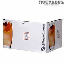 Pasabahce Pleasure 420103B, стаканы в наборе 330 мл, стекло, цветная коробка 6 шт.