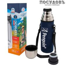 Penguin BK-20P термос с крышкой-стаканом, чехол, колба сталь нержавеющая 1000 мл