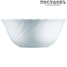 Luminarc Trianon 54455 салатник, стекло упрочненное, цвет белый, Ø240 мм, Франция 1 шт.