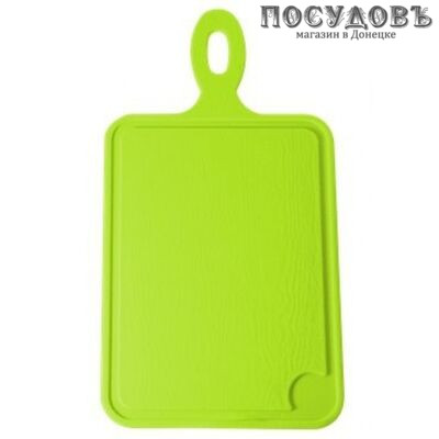 Plast Team ПЦ1491ЛМ доска разделочная, полипропилен 350×186×7 мм, цвет лайм