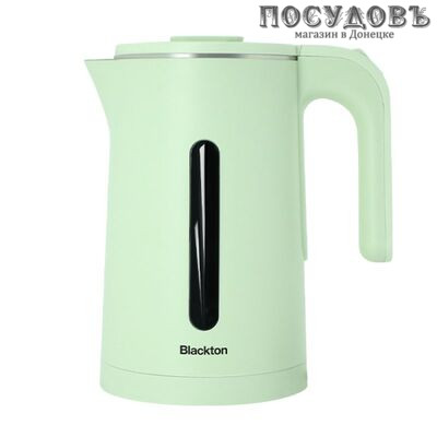 Blackton Bt KT1705P электрочайник, 1850 Вт, 1800 мл, двойной нержавейка/пластик, светодиод, мятно-зеленый