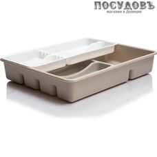 Полимербыт 4328100 лоток для столовых приборов, 375×305×75 мм, полипропилен