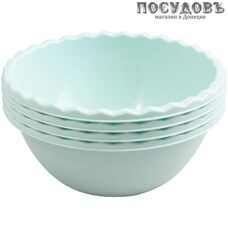 Полимербыт Laola 4368504 миски в наборе, пластик, 0,9 л, микс