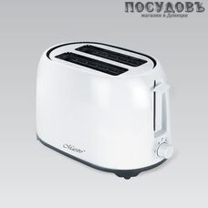 Maestro MR-702 тостер на 2 шт, 750 Вт, цвет белый