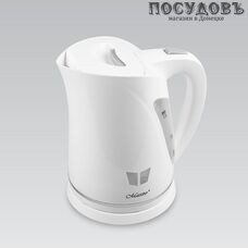Maestro MR-038 электрочайник, 2000 Вт, 1700 мл, пластик, цвет белый