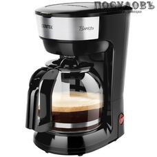 Centek CT-1147 кофеварка капельная, 900 Вт, 1800 мл, цвет черный