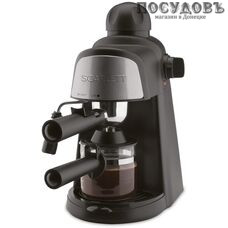 Scarlett SC-037 кофеварка рожковая, 800 Вт, 3,5 бар, 240 мл, цвет черный