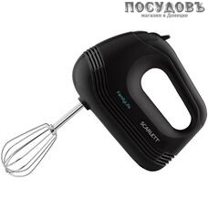 Scarlett SC-HM40S16 миксер, 300 Вт, 5 скоростей, цвет черный